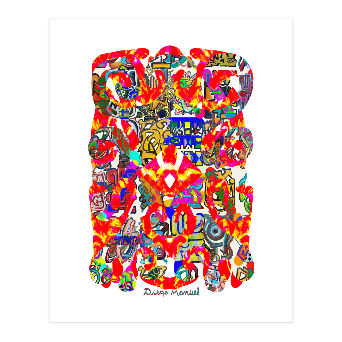 Pop Abstract Asimetrico 33 Copia (Print Only)