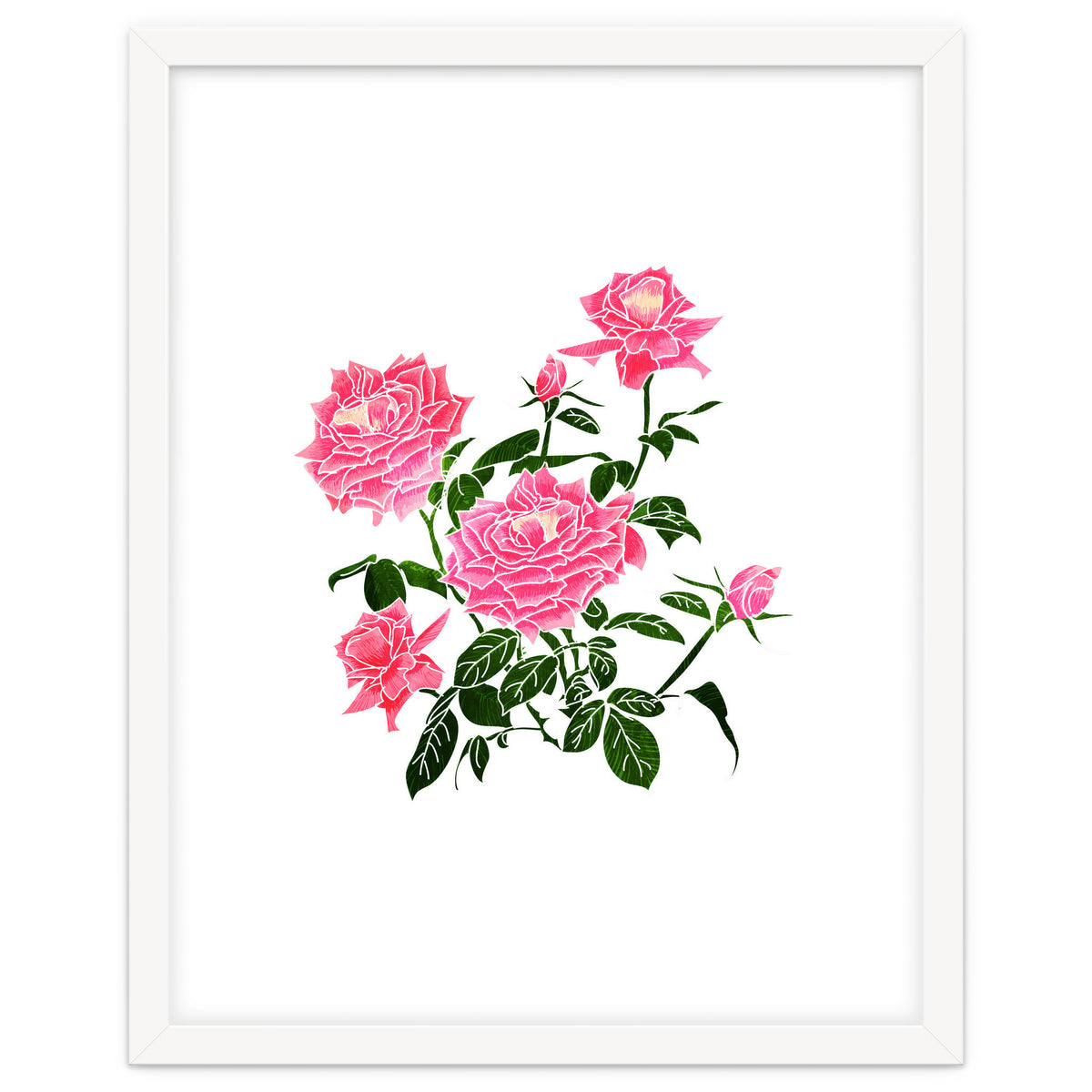 Rose V2 Art Print