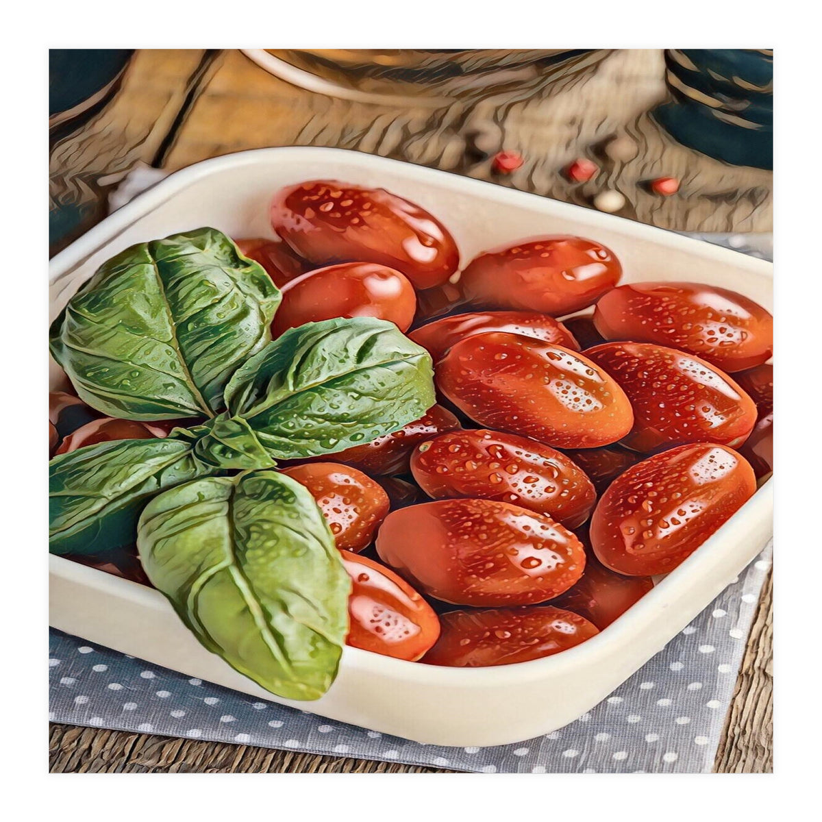 Fresh Tomatoes Italian Cuisine (Print Only)