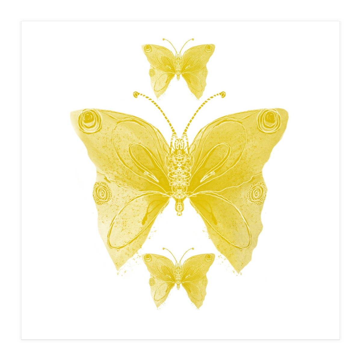 Yellow Butterflies (Print Only)