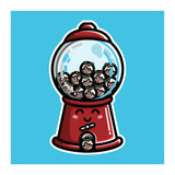 Kawaii Cute Christmas Pudding Gumball Machine (Print Only) thumbnail