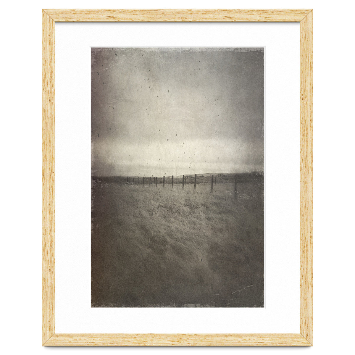 Bleak winter landscape of Saddleworth Moor