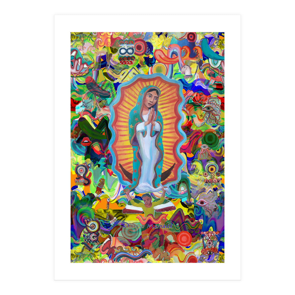 Virgen Y Graffiti 21 (Print Only)