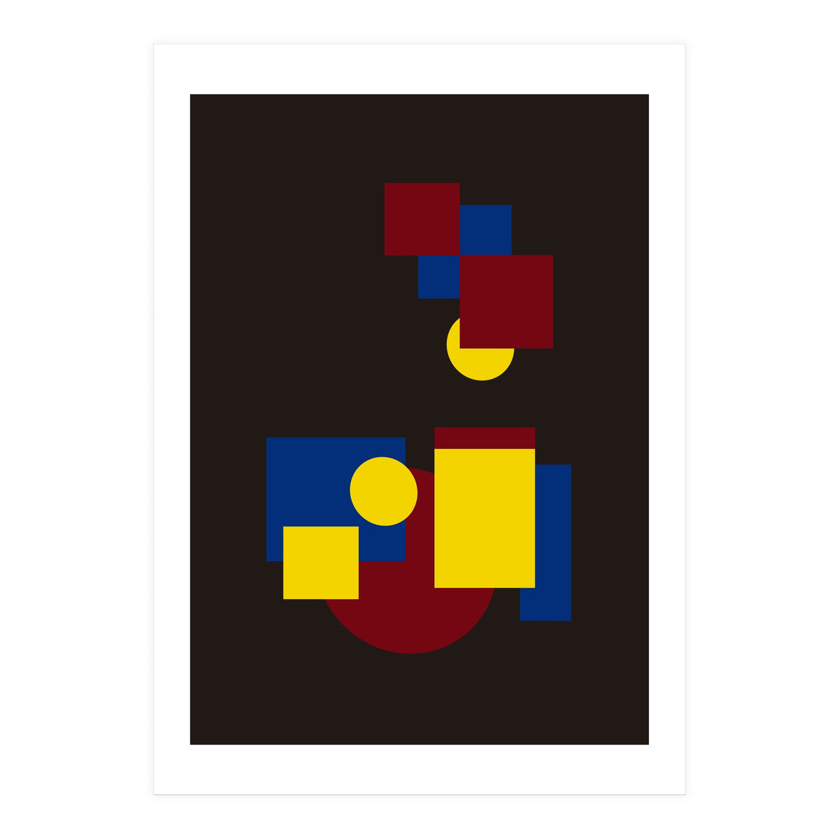 Modern Geometric Abstract 5 (Print Only)