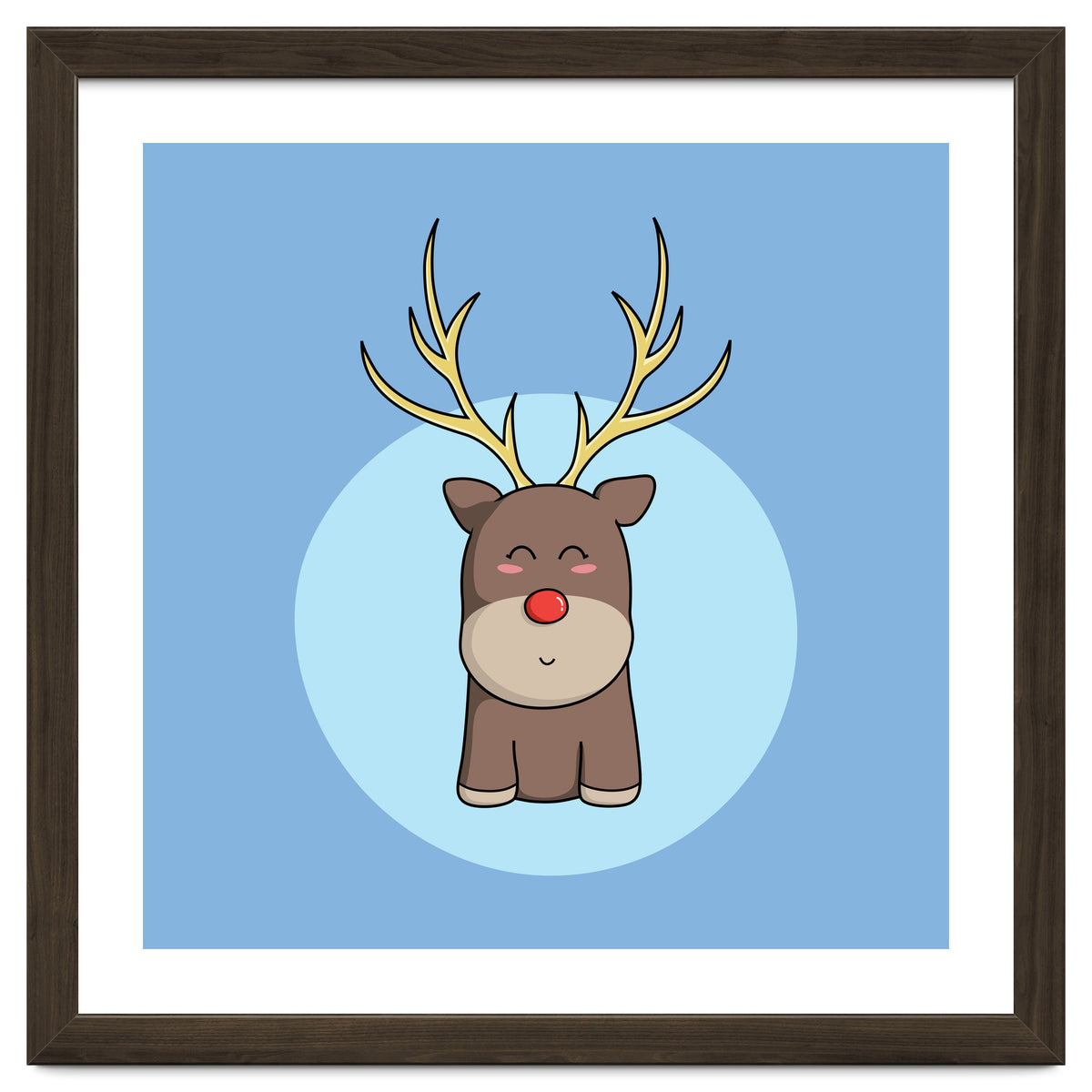 Kawaii Cute Christmas Reindeer