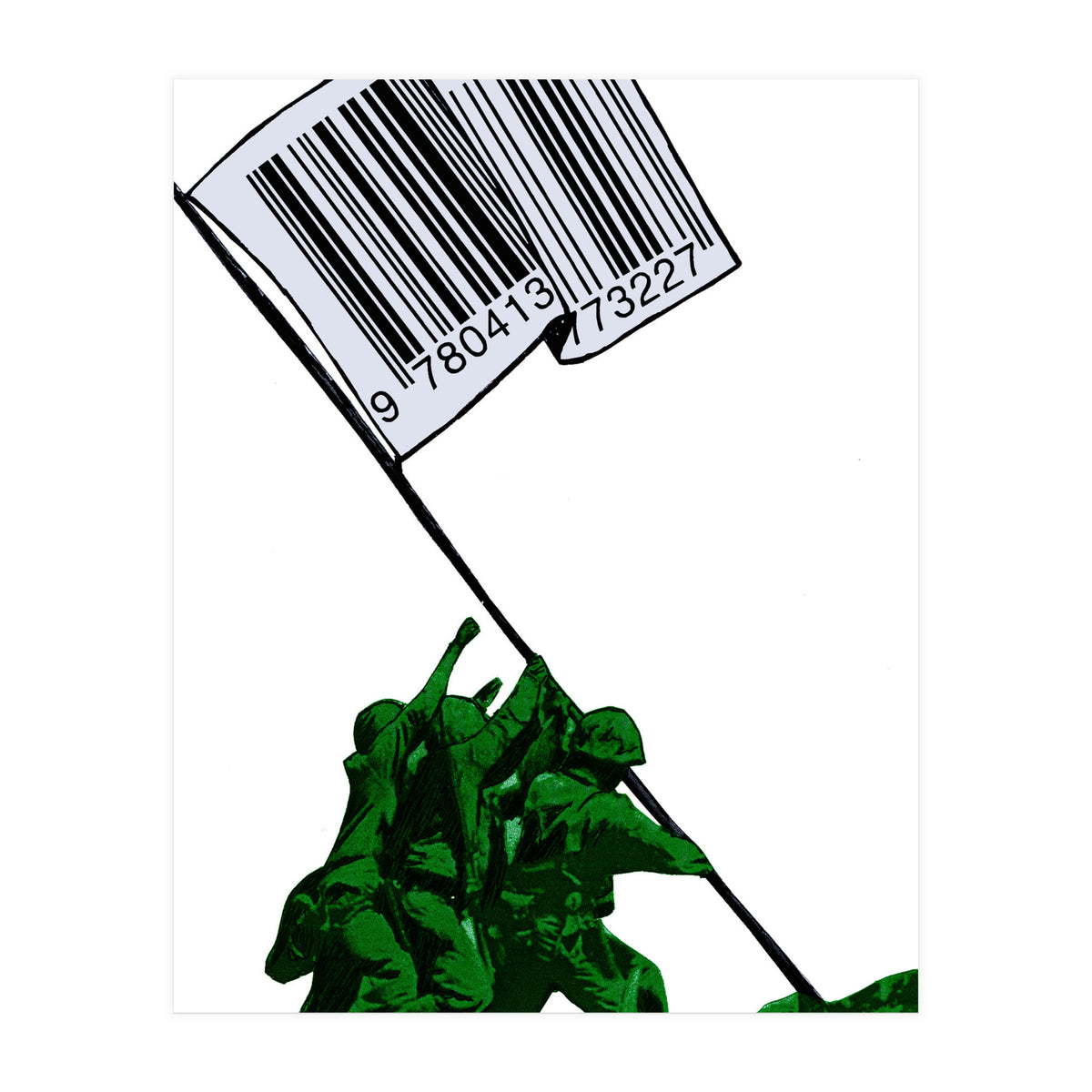 Raising The Flag Of Commerce  (Print Only)