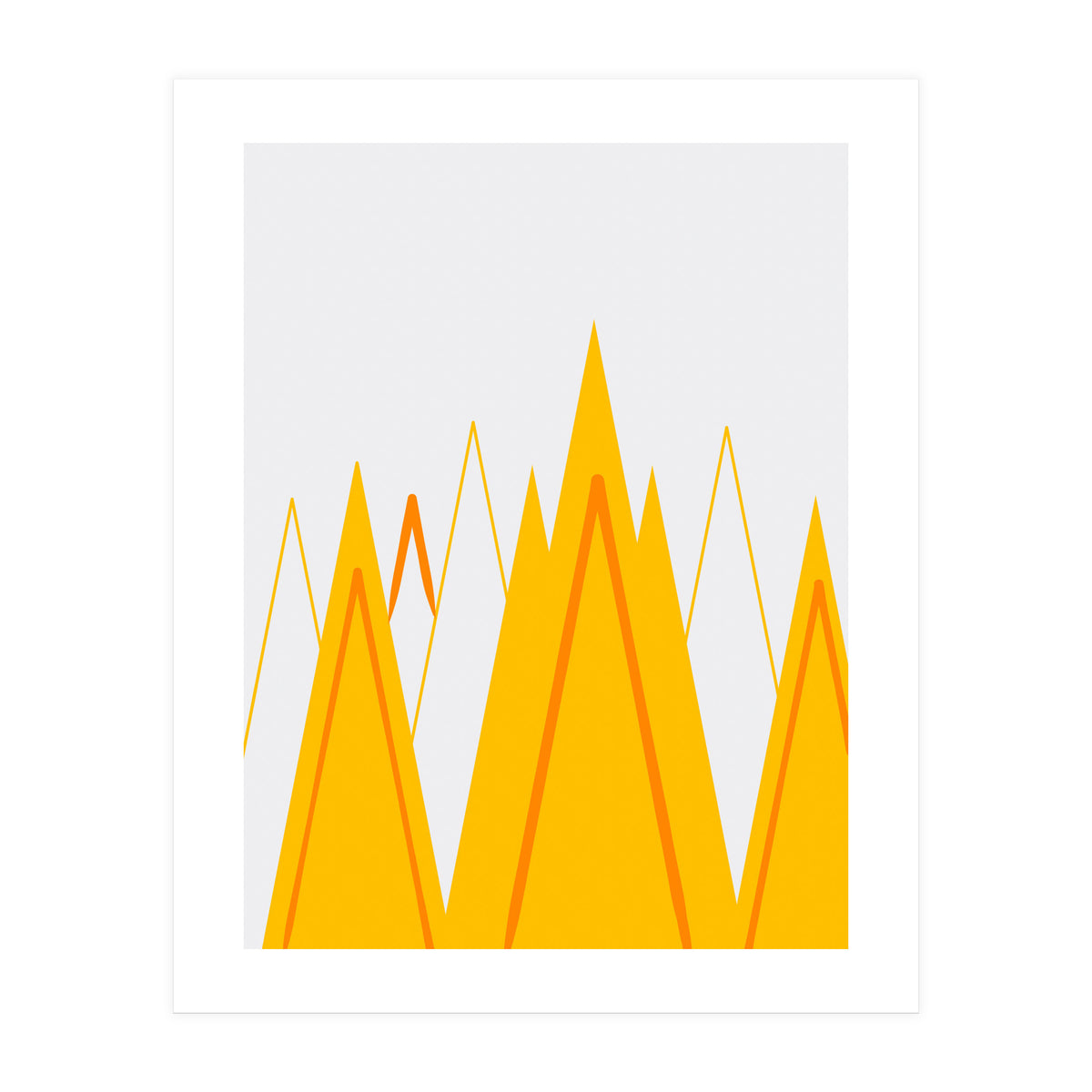 Yellow mountains  (Print Only)