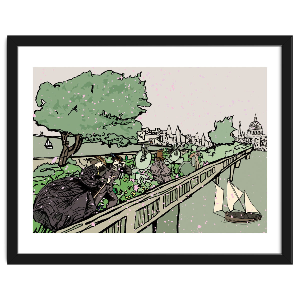 A Windy Day On The Garden Bridge