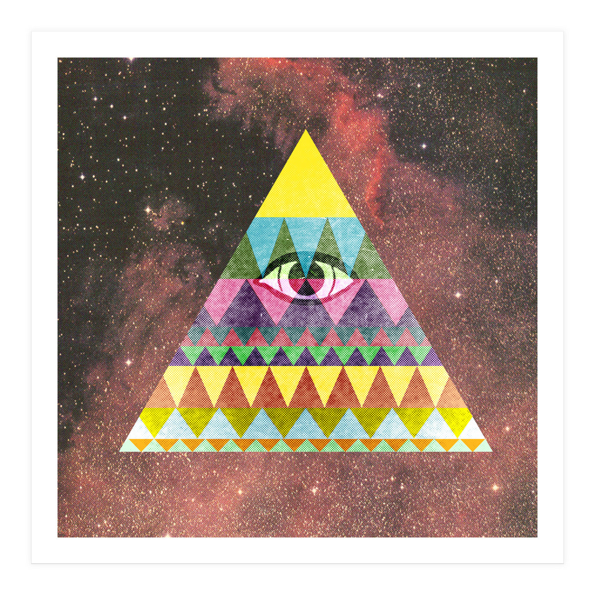 Pyramid In Space (Print Only)