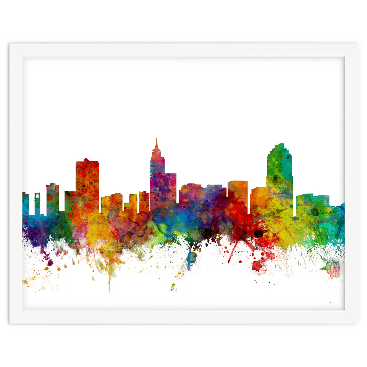 Raleigh North Carolina Skyline