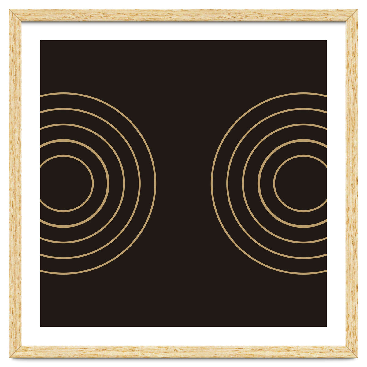 Golden circles | abstract minimal