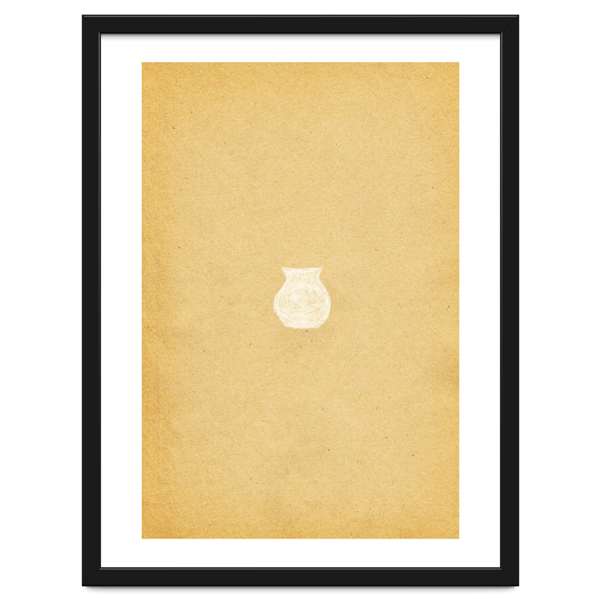 Minimal crock and retro paper