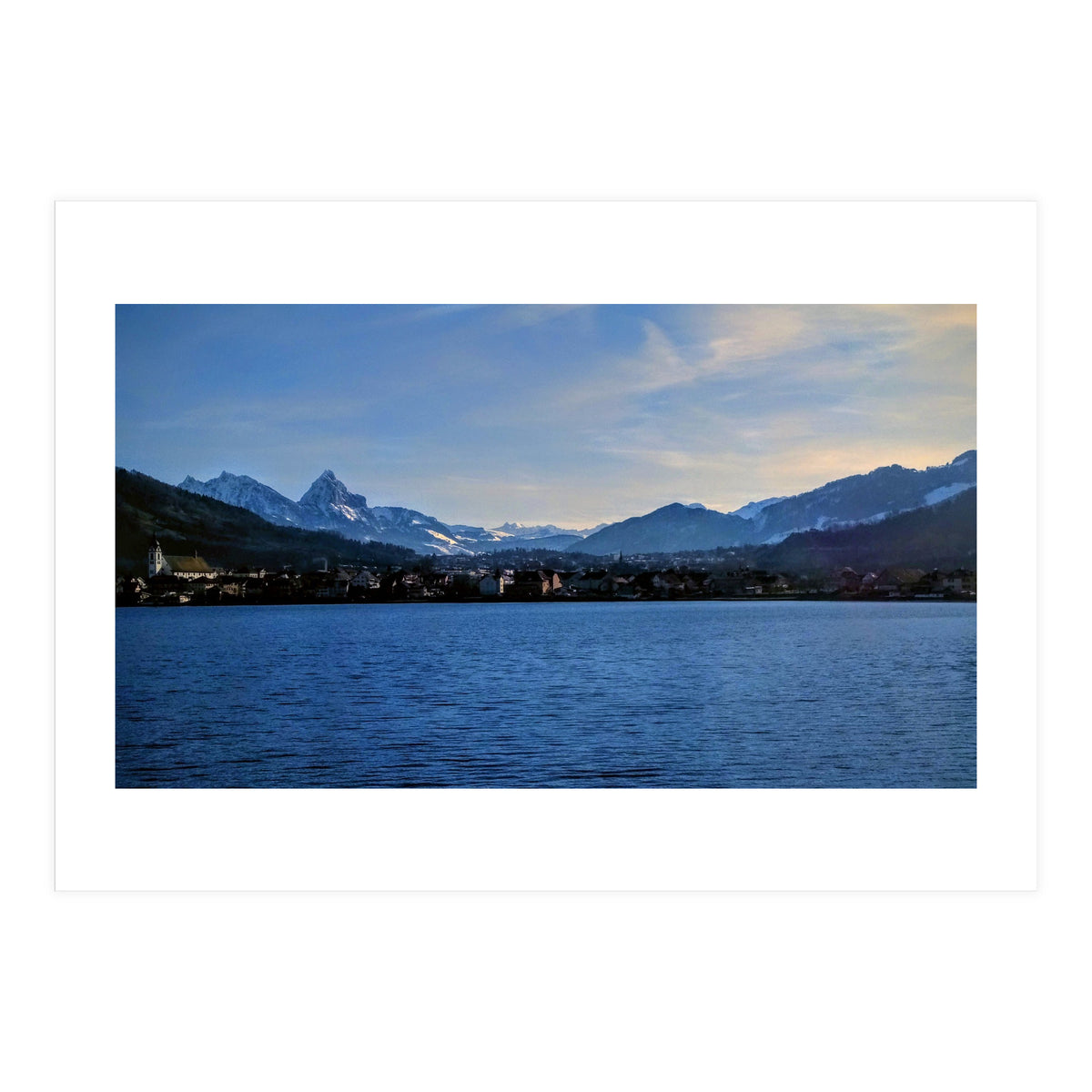 Lake in the Alps (Print Only)