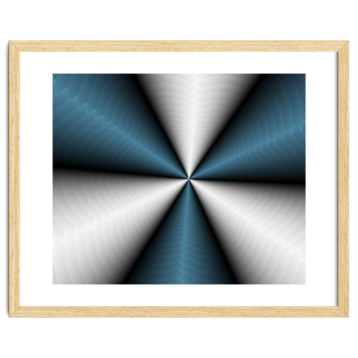 Blue Color Modern Interior Art