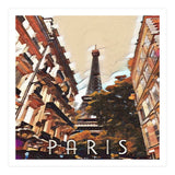 Paris, Eiffel tower street view. (Print Only) thumbnail