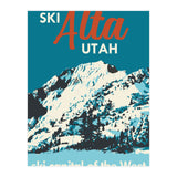 Ski Alta Utah vintage poster (Print Only) thumbnail
