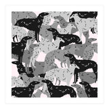 Borzoi dogs pattern (Print Only) thumbnail