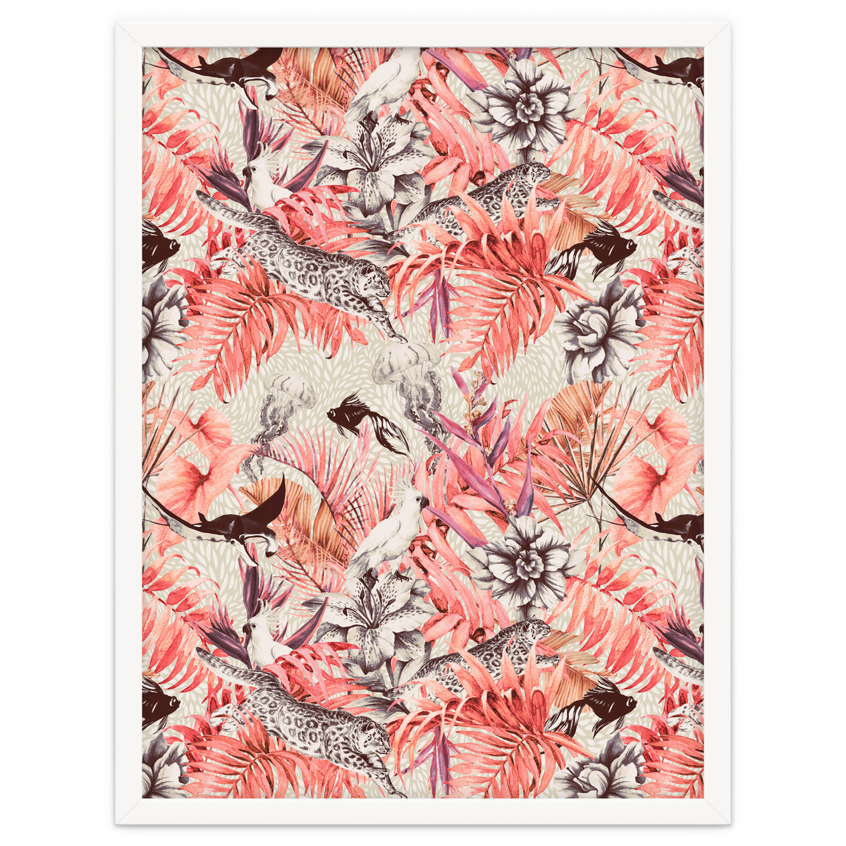 Tropical paradise pink