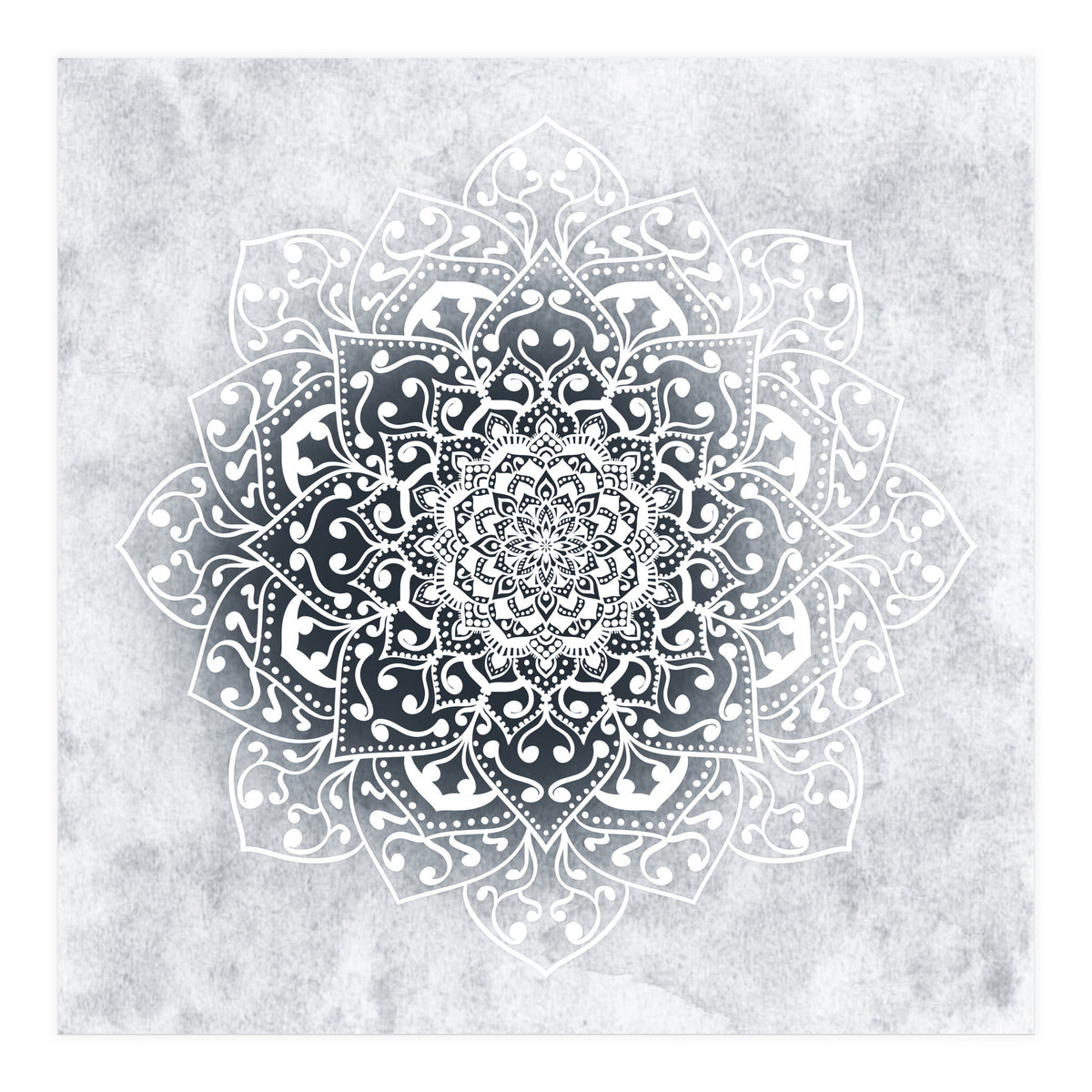 Winter Vibes Mandala (Print Only)