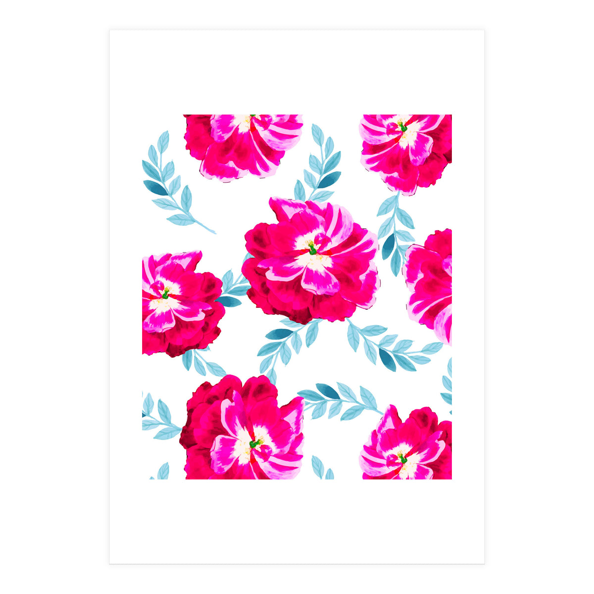 Fluorescent Florals (Print Only)