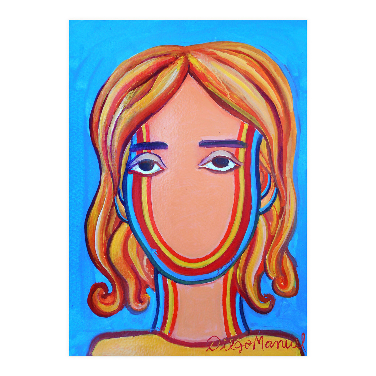 Cabeza De Mujer 2  (Print Only)