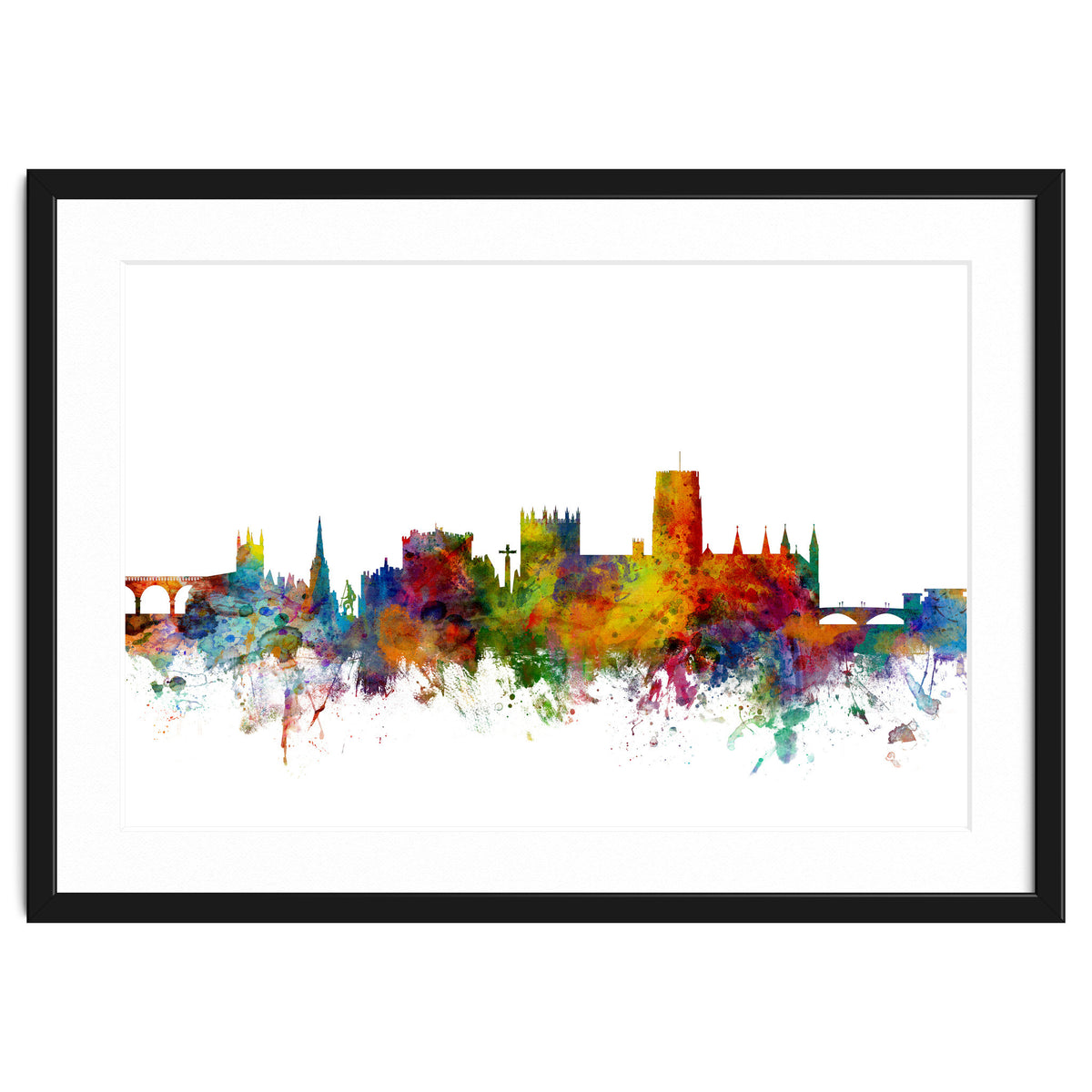 Durham England Skyline Cityscape