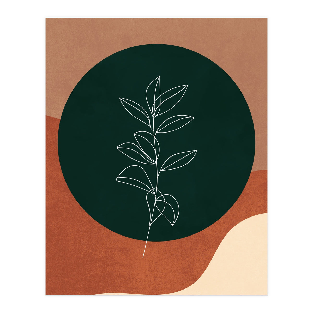 Geometrical Minimalist Boho Abstract (Print Only)