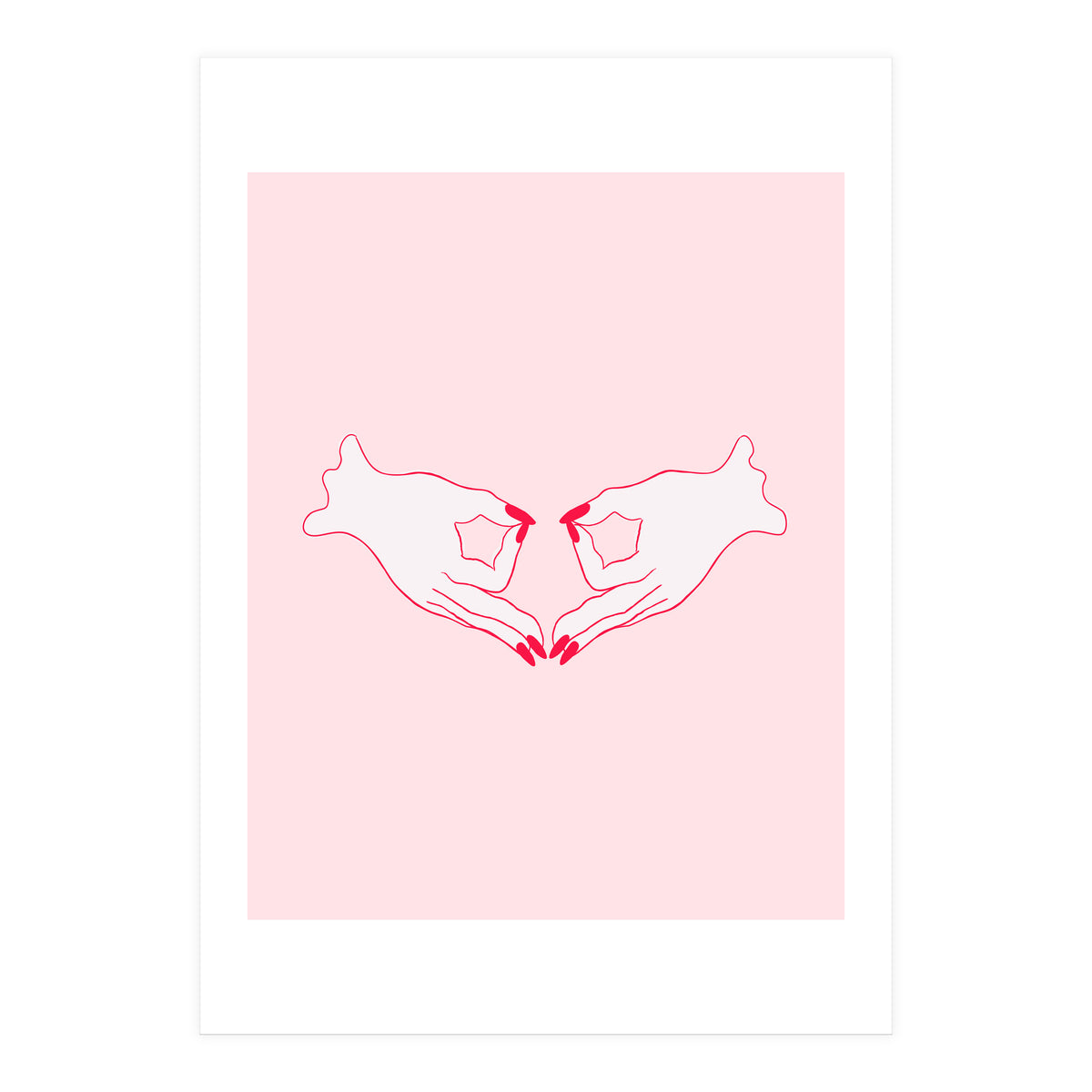 Feminist gang sign (Print Only)