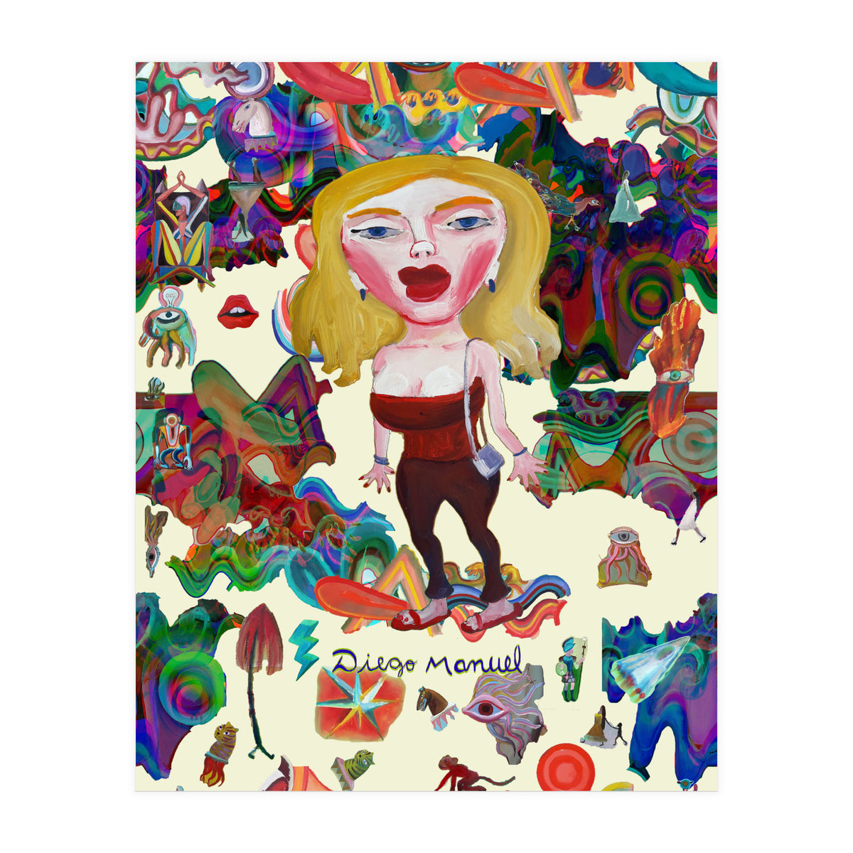 Graffitis 2021 Tapiz 51 B (Print Only)