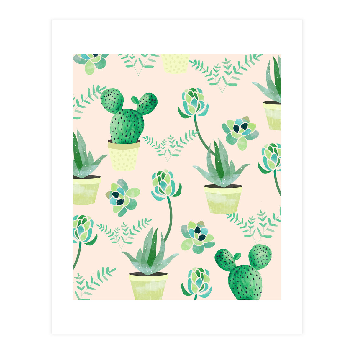 Cactus Pattern (Print Only)