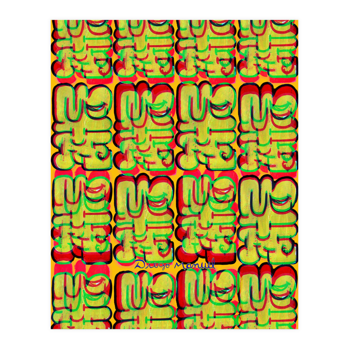 Graffitis 2021 Tapiz 116 (Print Only)