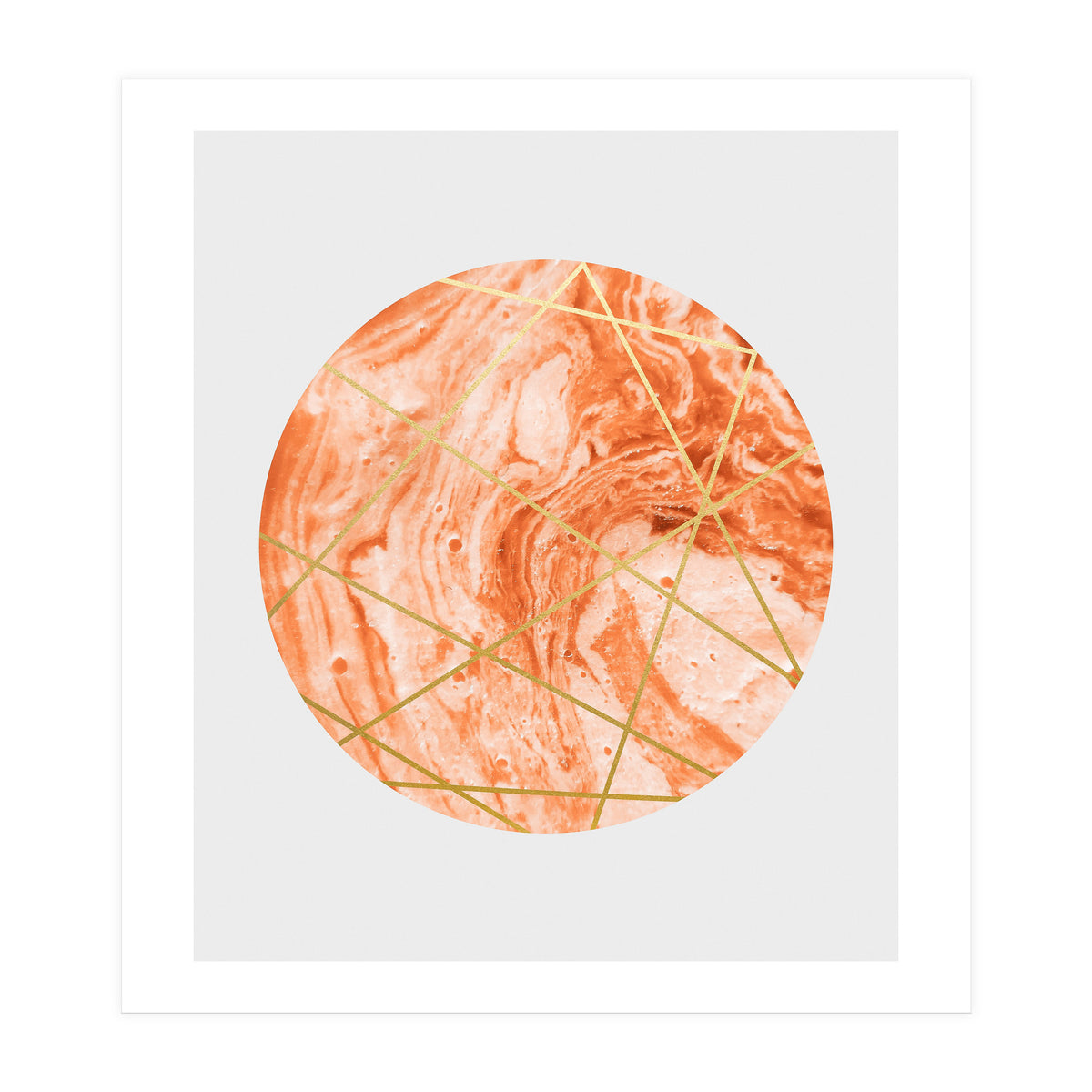 Peach Sphere (Print Only)