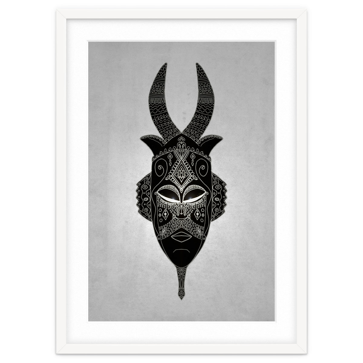 Horned Tribal Mask