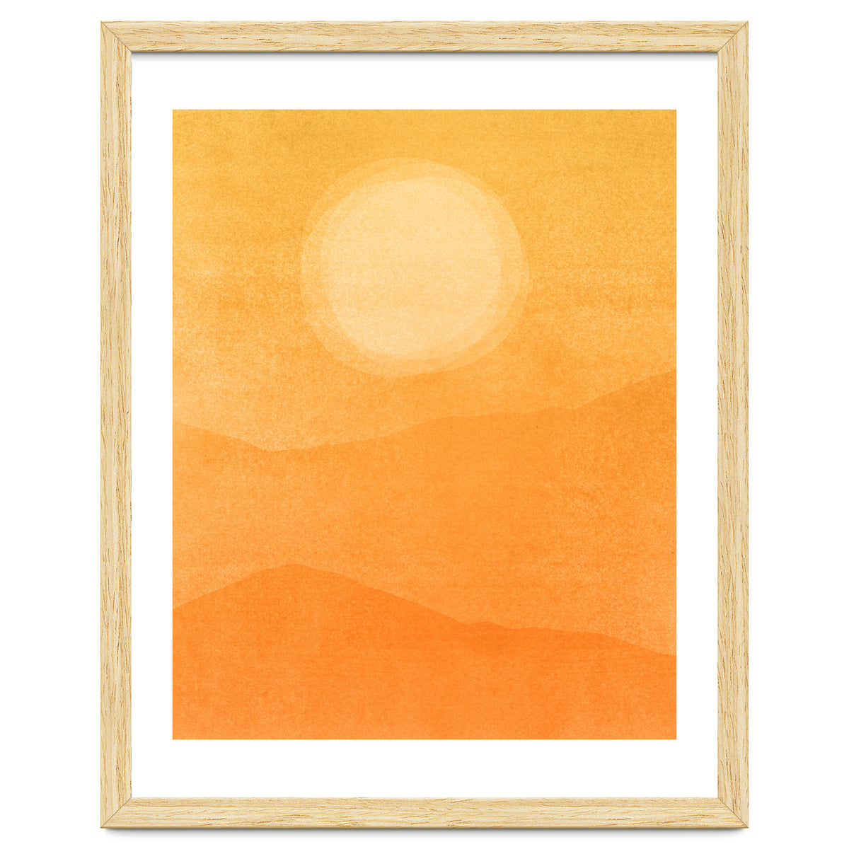 Golden Afternoon Abstract