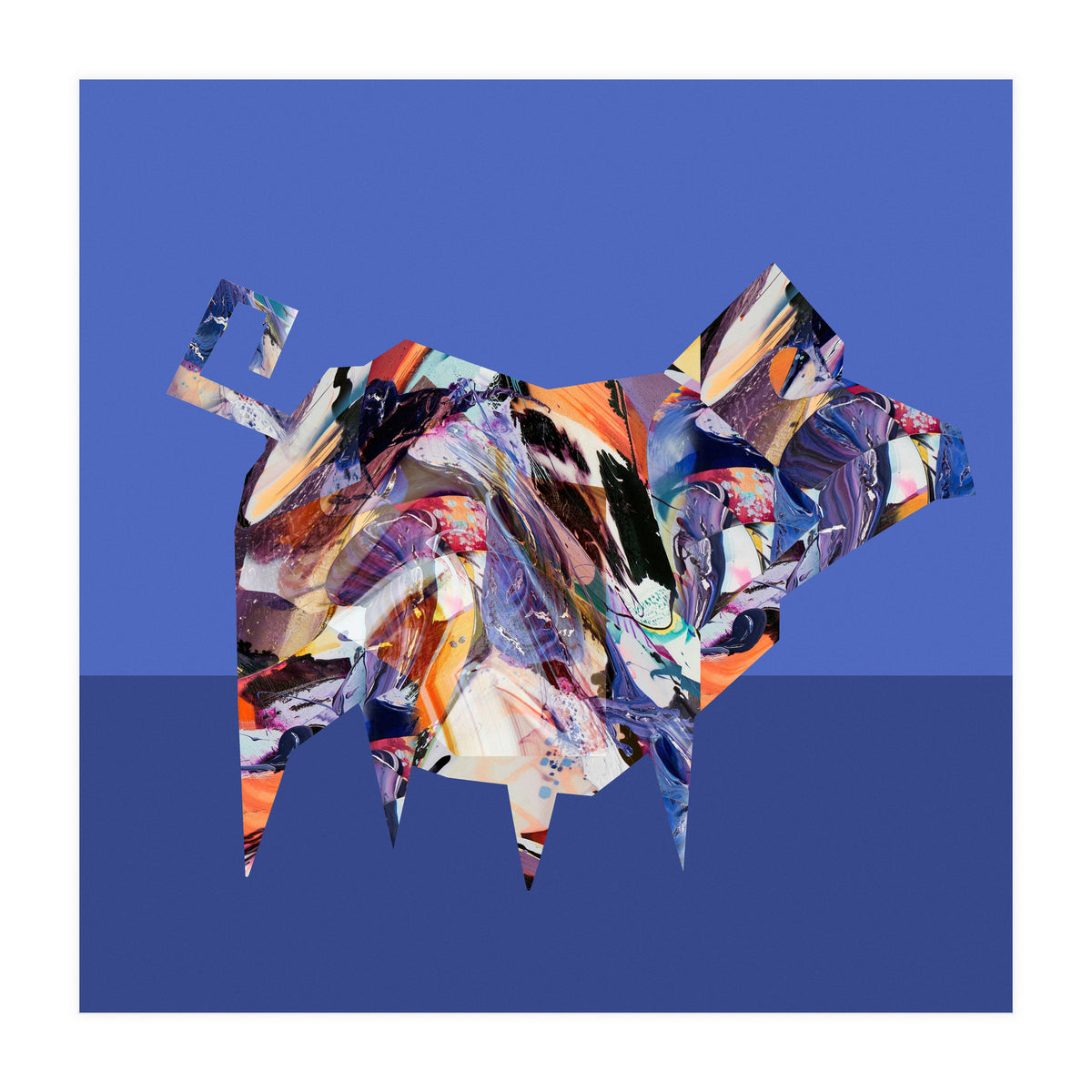 Crazy Ab Pig (Print Only)