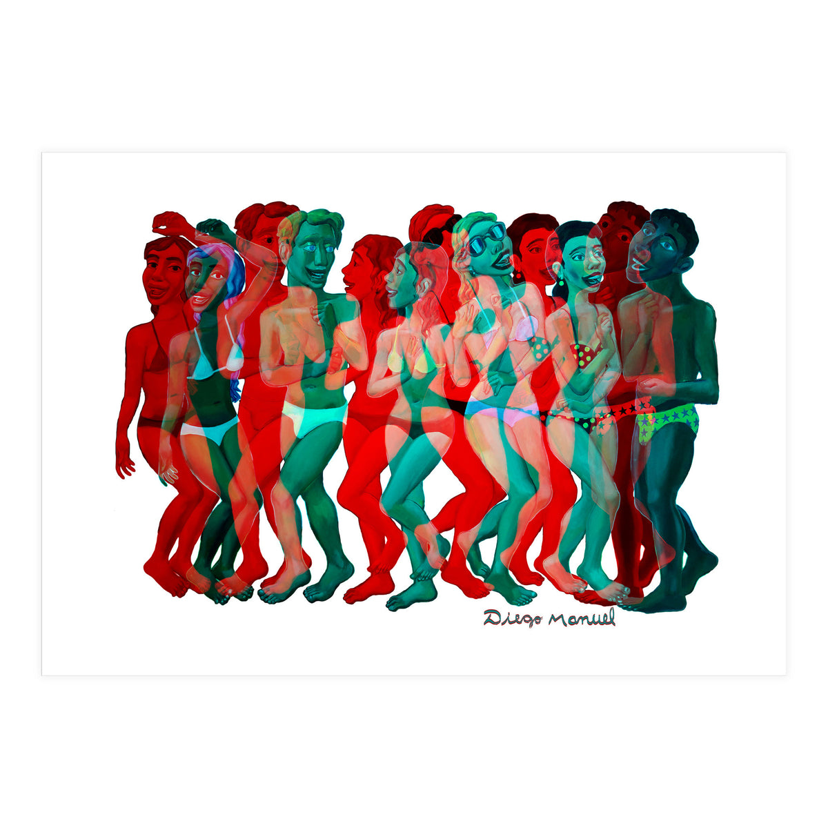 Fiesta En La Playa 2 2 (Print Only)