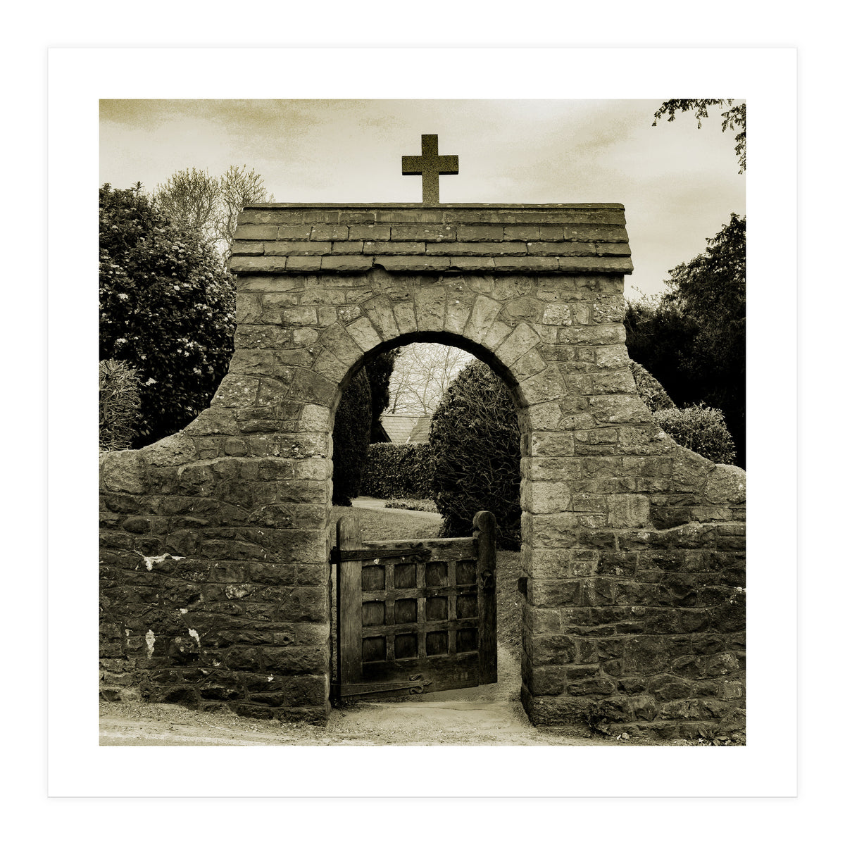 The Churchyard gate (Print Only)