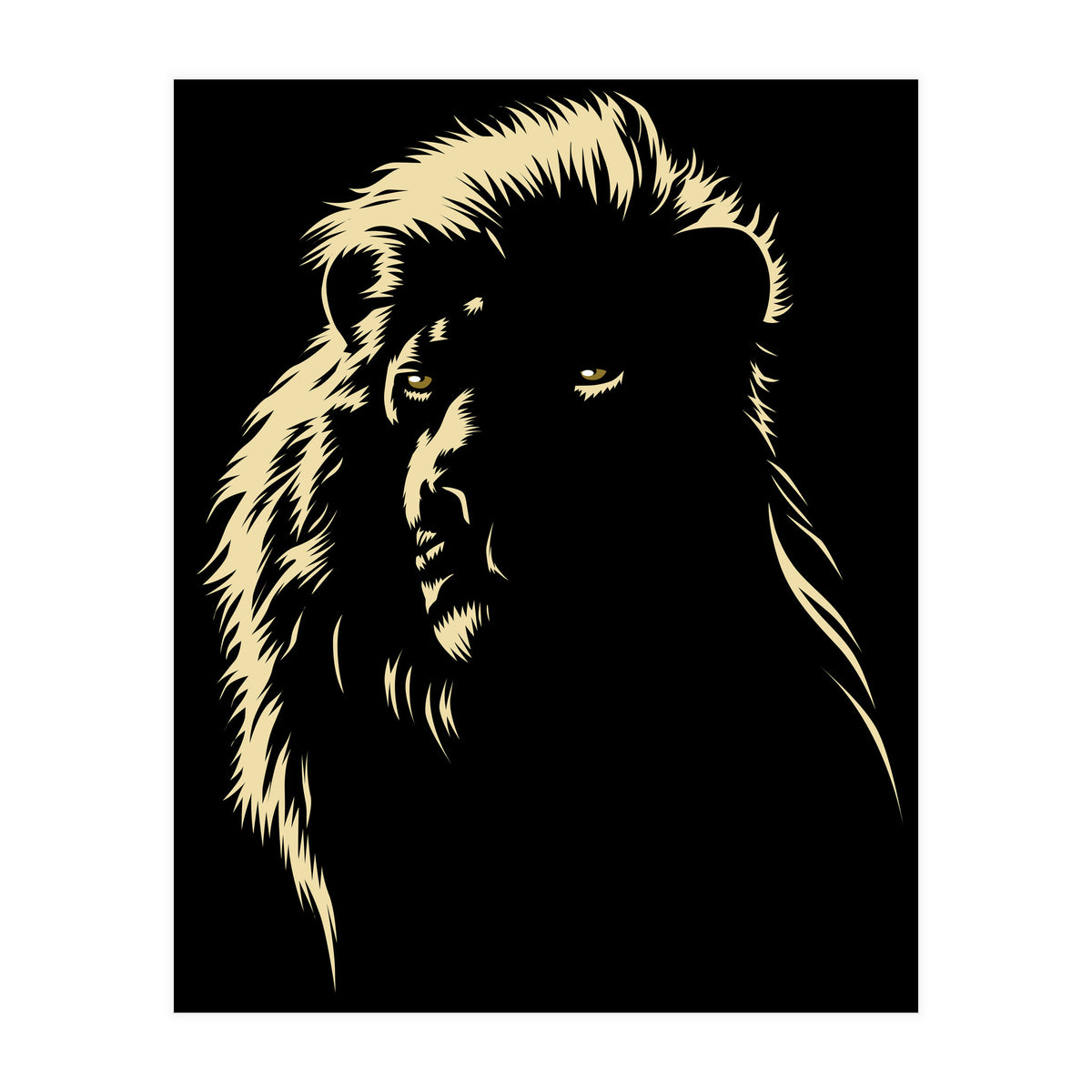 shadow lion (Print Only)