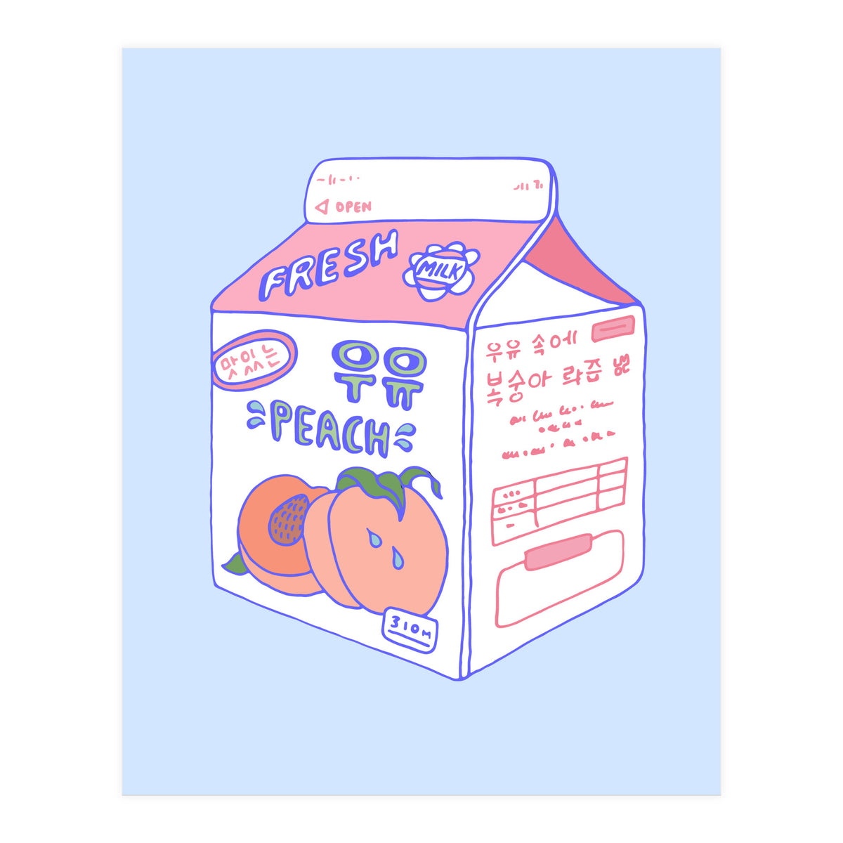 Peach Milk (Print Only)
