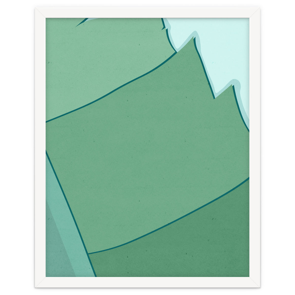 Abstract Banana Leaves Three - Greener Eden