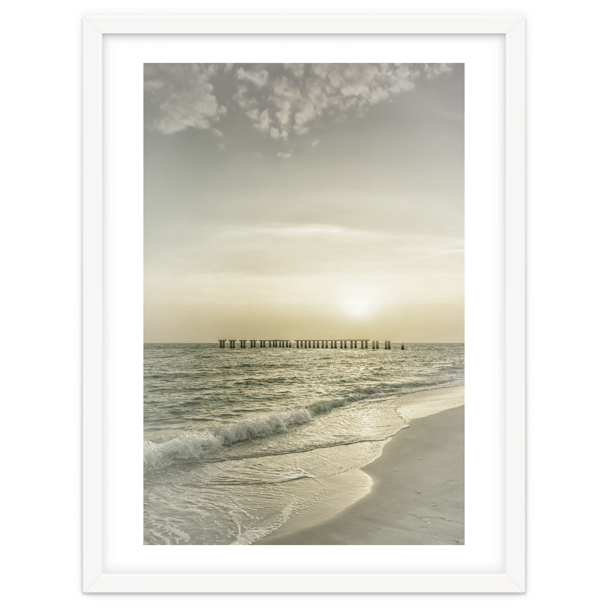 Gasparilla Island Sunset | Vintage