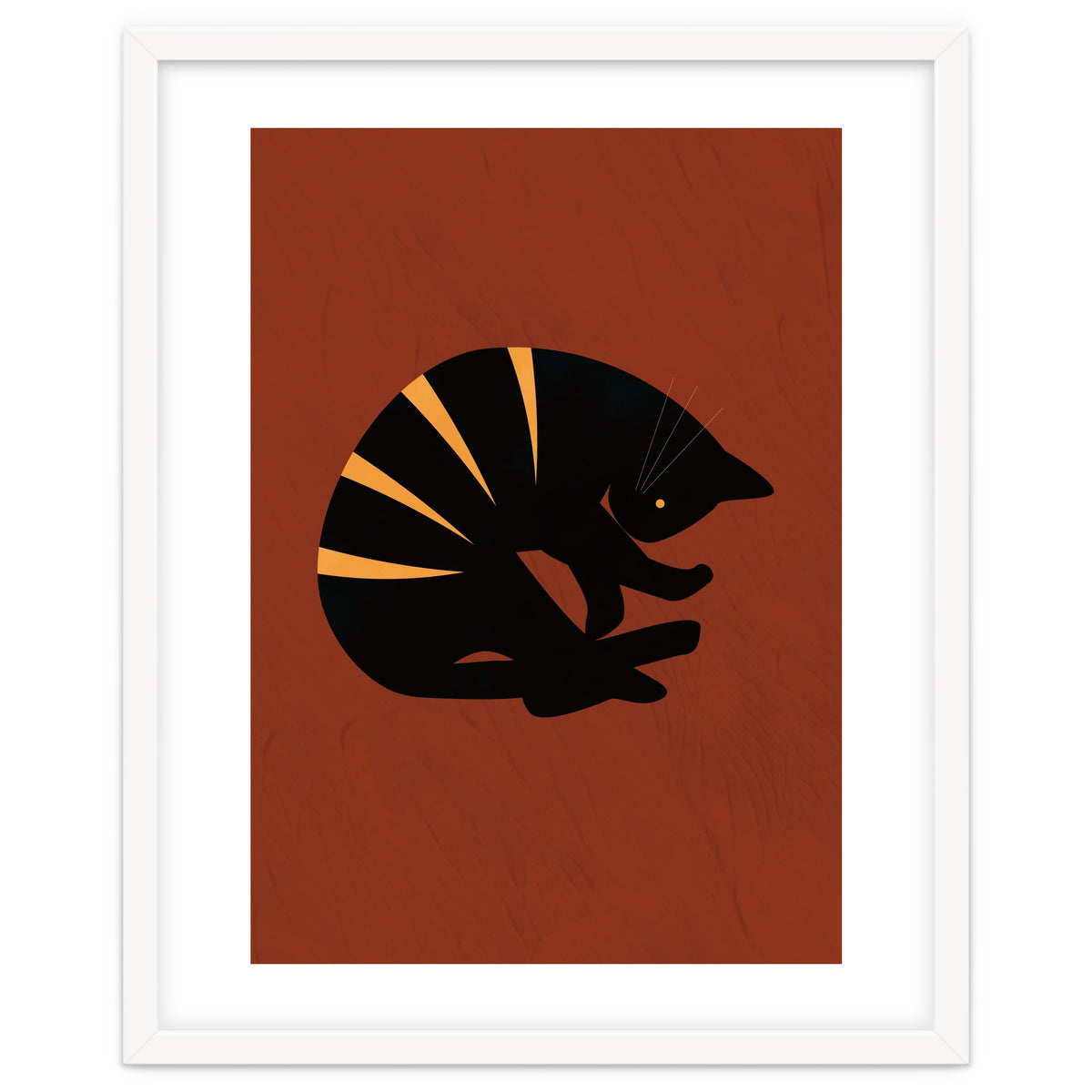 Black Cat Modern Terracotta