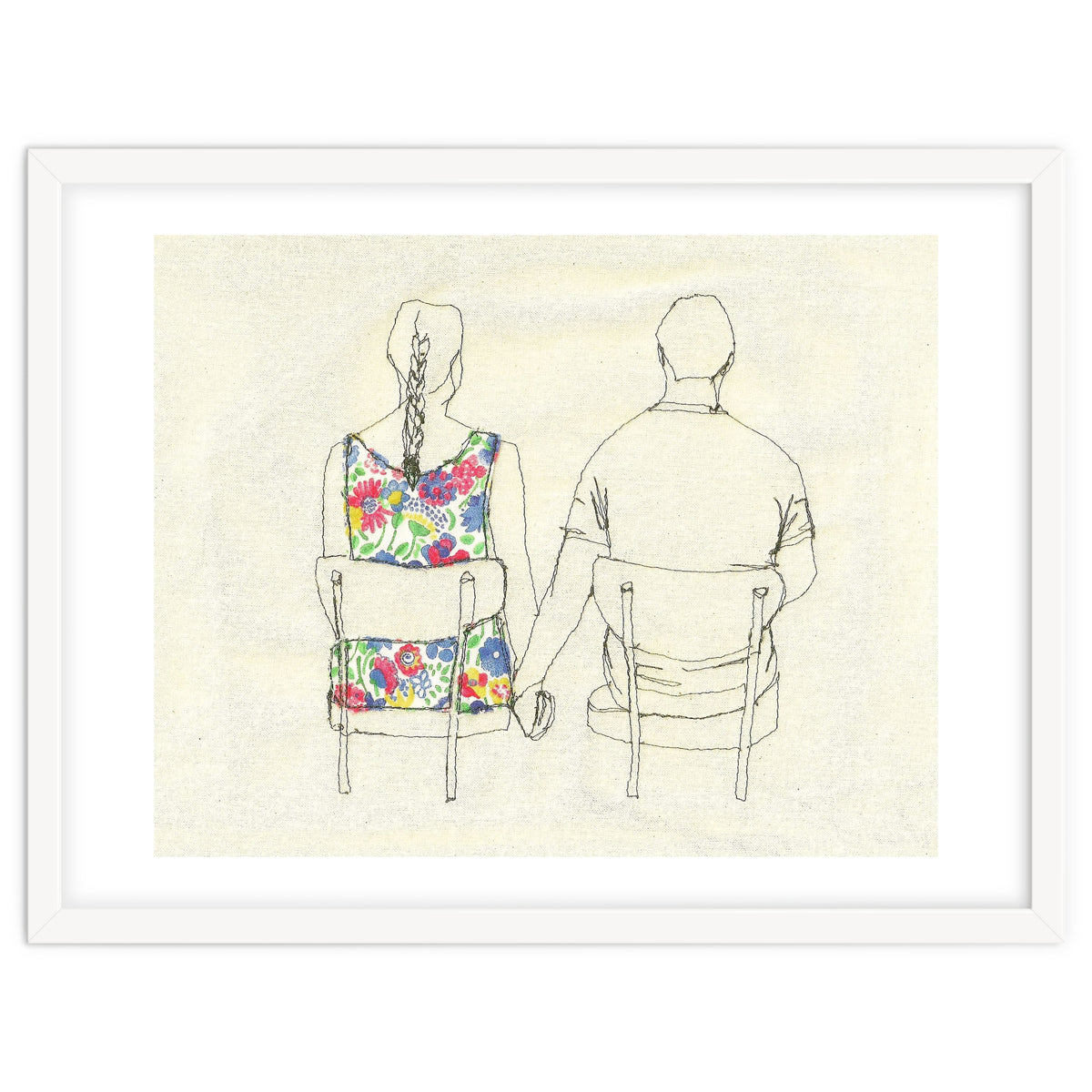 Colourful Couple Print