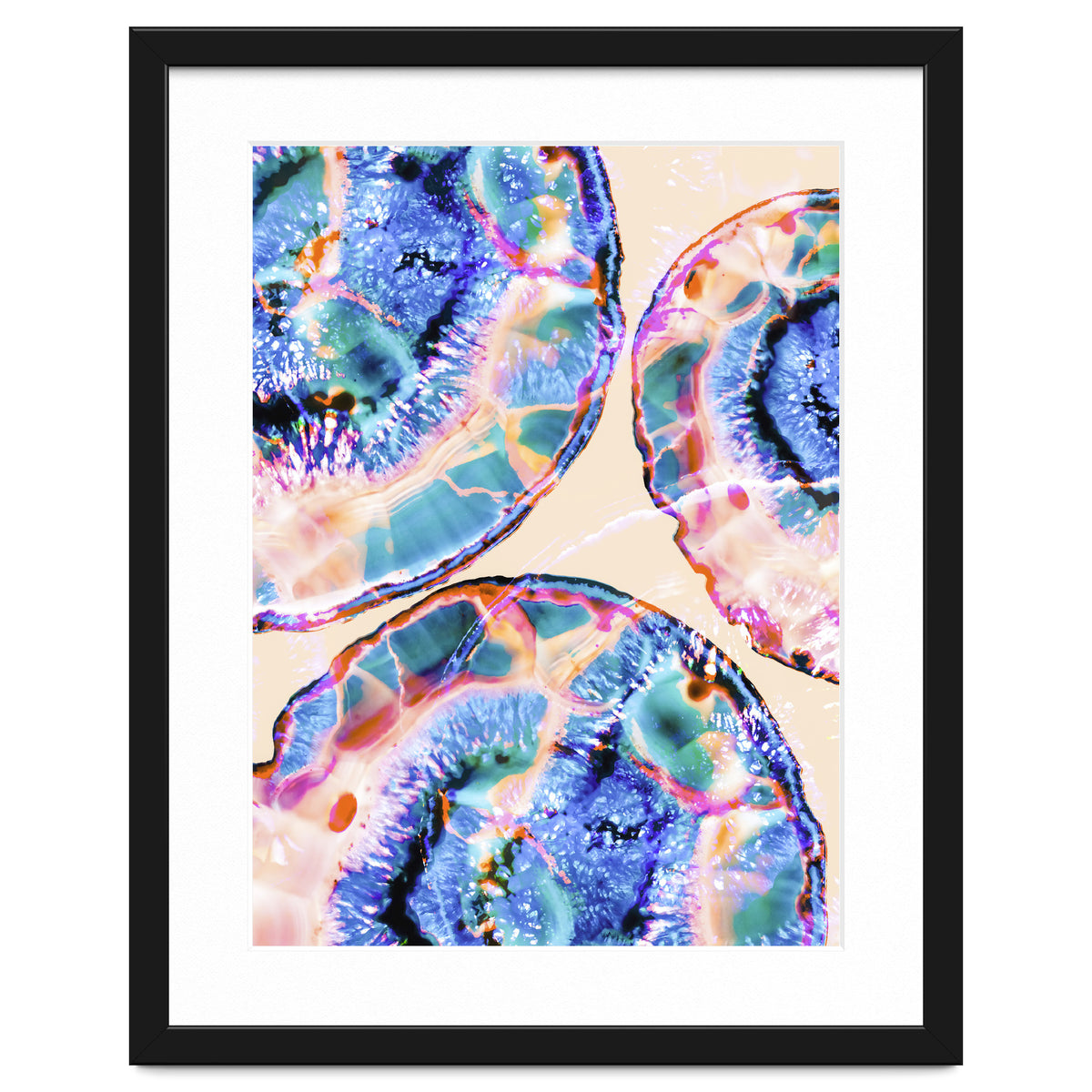 Abstract Agate Painting