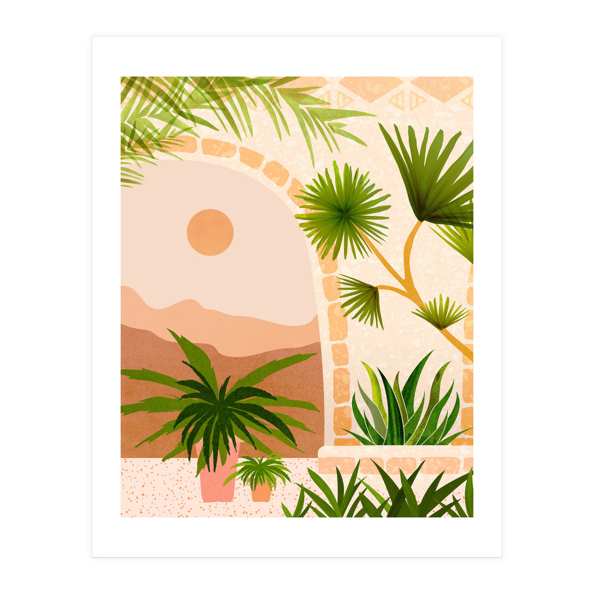 Southwest Summer Scene (Print Only)