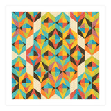 Retro Color Block Kaleidoscopic  (Print Only) thumbnail