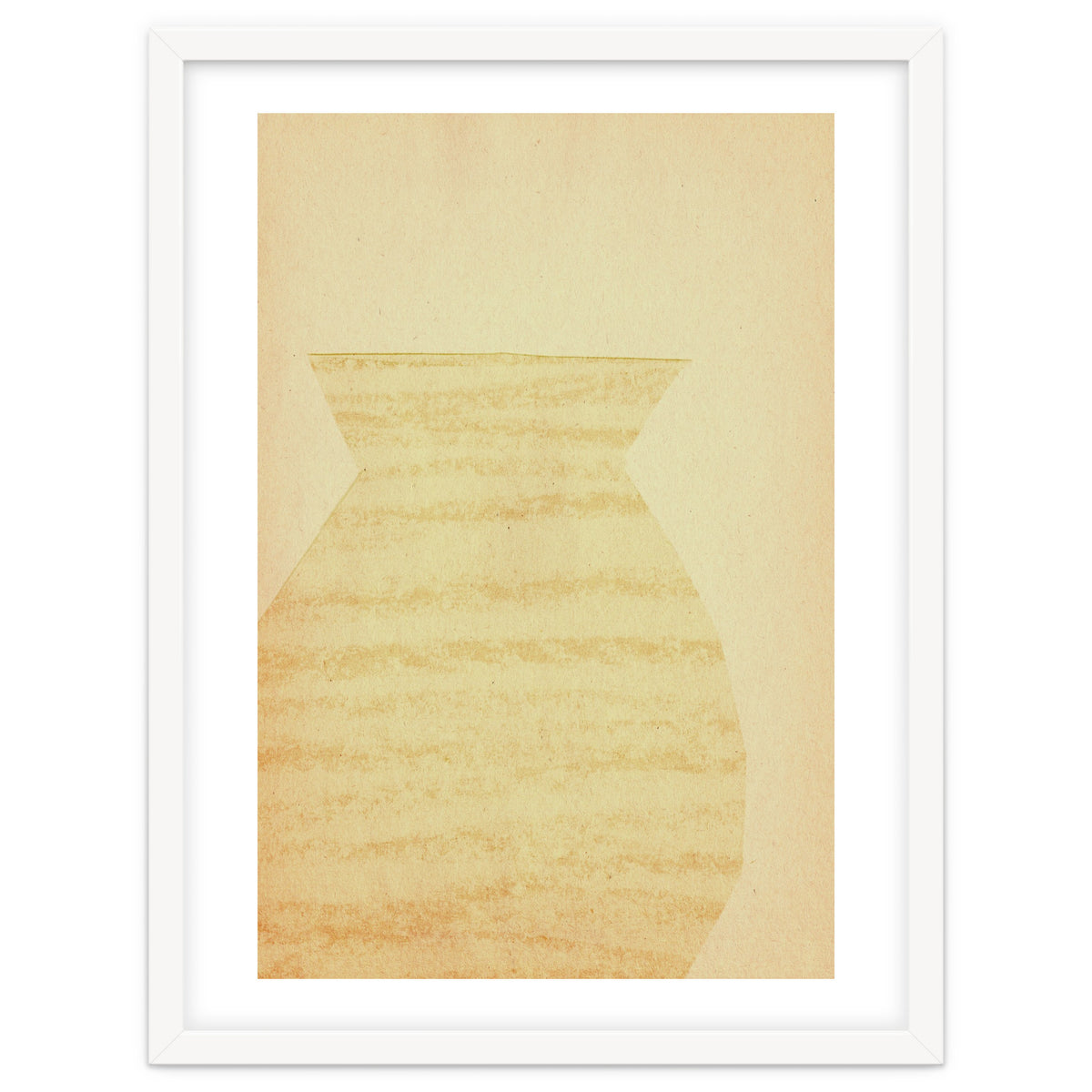 Minimalist pastel vase