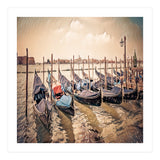 Several Gondolas boats, Colorful Italy  (Print Only) thumbnail