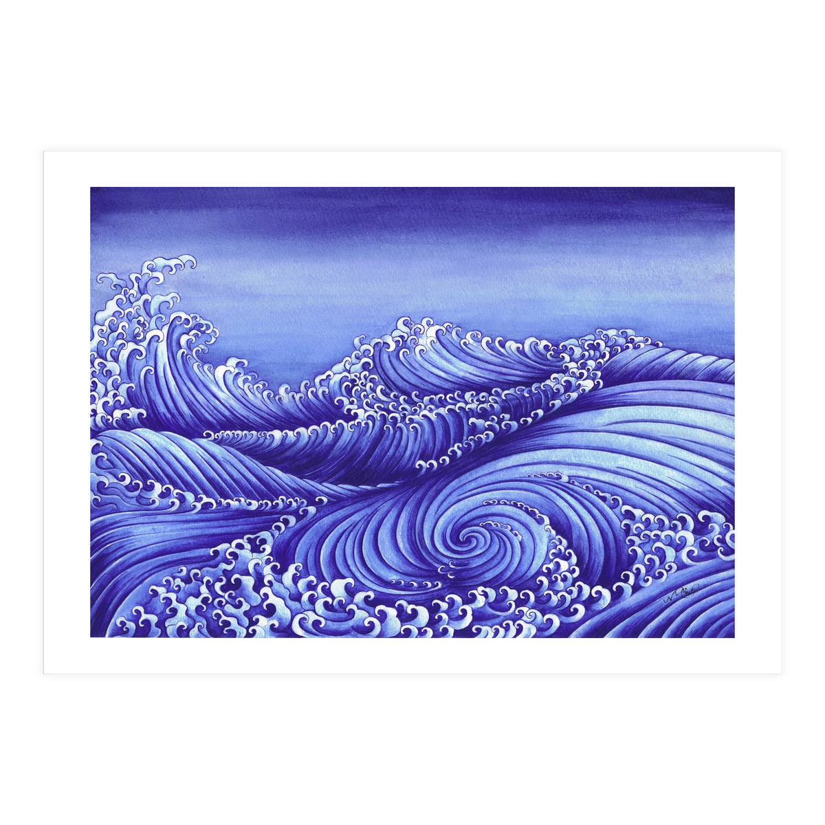 Turbulent Water Triptych part 1 (Print Only)