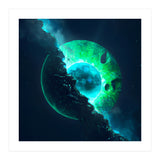 Emerald Lunar Core Cracking Open (Print Only) thumbnail